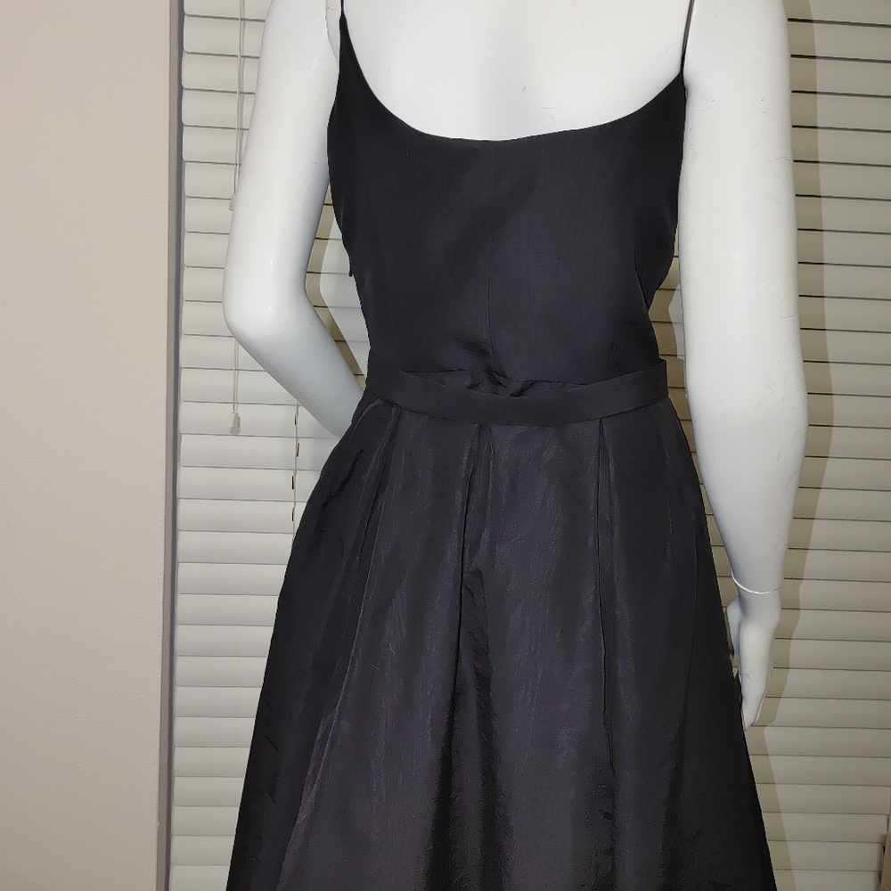Maggy London Black Spaghetti-strap Cocktail Formal Dress - Picture 3 of 5